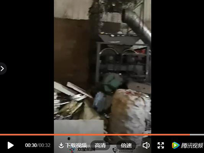 易拉罐壓扁機(jī)重慶客戶回訪展示